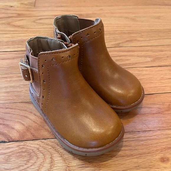 Stride Rite Brown Kids Boots - Picture 1 of 5